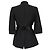 Blazer Gucci com gola mandarim e cinto em lã preta - vista 3