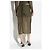 Falda midi O-IRA Diesel verde nylon - vista 4