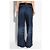 Jeans wide-leg Dsquared2 blu navy - vista 4