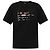 Camiseta estampada de algodón negra Dsquared2