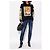 Jeans Cool Girl Dsquared2 blu cotone - vista 2