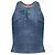 Diesel DE-PLAQUE-S Top aus blauer Baumwolle