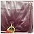 Borsa Hobo Marc by Marc Jacobs con lucchetto in pelle Burgundy - vista 14