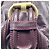 Borsa Hobo Marc by Marc Jacobs con lucchetto in pelle Burgundy - vista 16