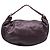Borsa Hobo Marc by Marc Jacobs con lucchetto in pelle Burgundy - vista 4