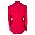 Blazer de botonadura sencilla Alexander McQueen en lana roja - vista 3