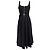 Vestido Maxi L'AGENCE Rima en algodón negro
