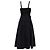 Vestido Maxi L'AGENCE Rima en algodón negro - vista 4