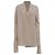 Vince Drape Open Front Cardigan aus cremefarbenem Kaschmir