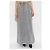 Gonna lunga Diesel O-REIRA grigia in cotone - vista 3