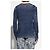 Top in lino a coste K-ROD Diesel blu - vista 4