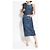 Diesel DE-PLAQUE-S Top aus blauer Baumwolle - Ansicht 2