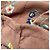 Camisa Sézane Chlo bordada con flores en algodón marrón - vista 6