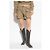 Calções cargo Dsquared2 bege de algodão - vista 3