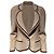 Blazer Chanel de peito único em lã bege - vista 4