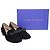 Mocassini bassi Stuart Weitzman Keegan Bow in camoscio nero - vista 6
