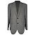 Brunello Cucinelli Single-Breasted Blazer in Grey Wool