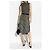 Vestido midi D-MAUVE Diesel gris de algodón - vista 2