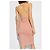 Vestido midi espalda descubierta rosa Dsquared2 - vista 4