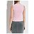 Top cropped T-ARTED Diesel rosa de algodón - vista 4
