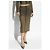 Falda midi O-IRA Diesel verde nylon - vista 3