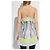 Diesel D-ESIRE Kleid Tie-Dye Grau Neon - Ansicht 4