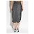 Falda midi gris O-TAVY Diesel de algodón - vista 4