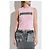 Top Diesel T-ARTED Rosa de Algodón Cropped - vista 3