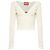 Diesel M-PIAFFY Wolle Top Creme Weiß