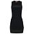 Diesel M-SLENDER Kleid schwarz Wolle