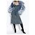 Diesel D-WOW Kleid Blau Viskose - Ansicht 2