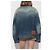 Chaqueta vaquera Dsquared2 azul efecto ombre algodón - vista 4