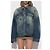 Dsquared2 Blue Ombré Denim Jacket Cotton - view 3