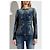 Top in denim Diesel DE-GARY-S blu - vista 3