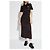 Vestido polo Lacoste marrom de viscose midi - vista 3
