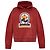 Felpa con cappuccio rossa Dsquared2 in cotone con logo