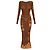 Vestido Diesel M-CALIMERA de algodón marrón