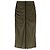 Falda midi O-IRA Diesel verde nailon