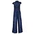 Autre Marque Mono vaquero Palazzo Wide-Leg ME + EM en algodón azul