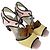 Marni Drawstring Block-Heel Sandal Heels in Multicolor Leather - view 5