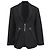 Jacquemus La Veste Filu Blazer en lana negra