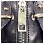 Marc Jacobs Multi-Pocket Satchel Schultertasche aus dunkelblauem Leder - Ansicht 13