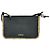 Borsa a pochette Loewe Rio in pelle di vitello nera con dettagli in rafia