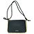 Borsa a pochette Loewe Rio in pelle di vitello nera con dettagli in rafia - vista 3