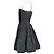 Abito corto plissettato Alexander Mcqueen in cotone nero - vista 2