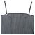 Abito corto plissettato Alexander Mcqueen in cotone nero - vista 4