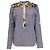 Blusa a maniche lunghe stampata La Prestic Ouiston in cotone multicolore