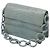 Autre Marque Borsa a tracolla Nancy Gonzalez Double Flap Cain in pelle di coccodrillo turchese - vista 2