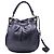 Borsa Hobo Marc By Marc Jacobs Classic Q Hillier in pelle blu navy - vista 2