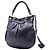 Borsa Hobo Marc By Marc Jacobs Classic Q Hillier in pelle blu navy - vista 3